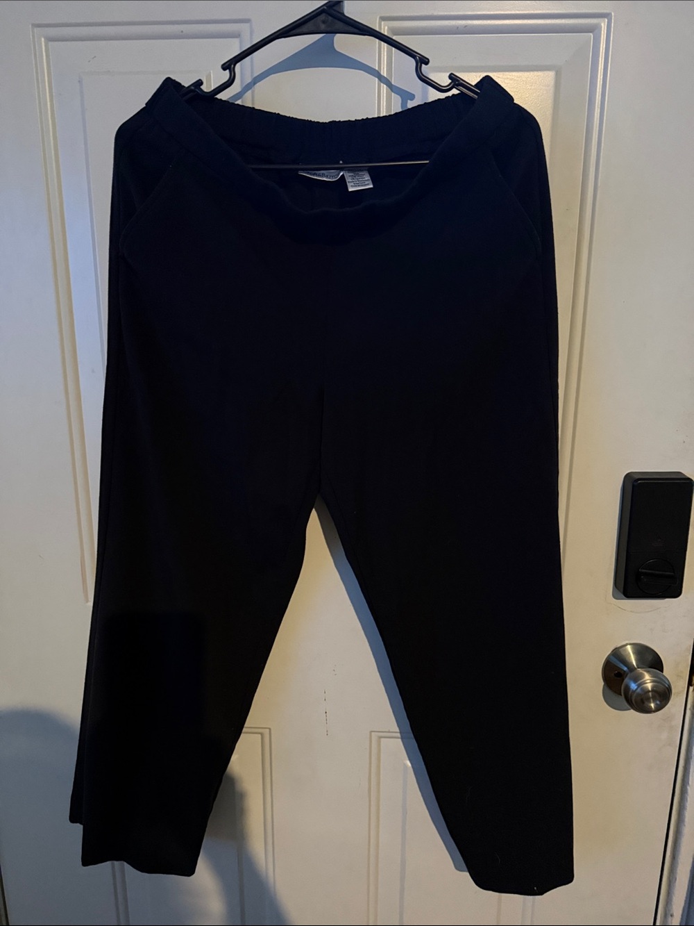 croft & barrow Black Wide-Leg Pull-On Capris